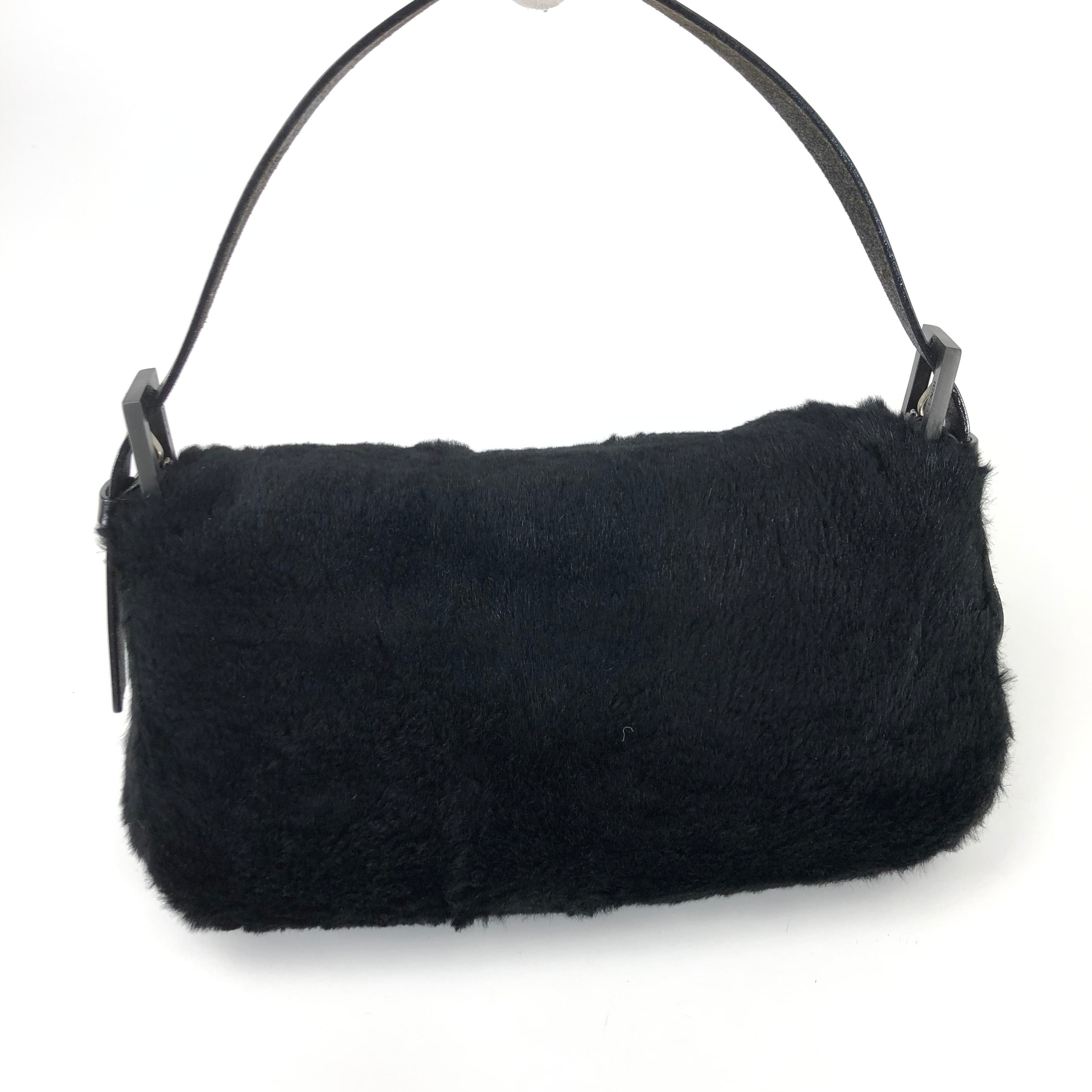 FENDI MINK FUR BAGUETTE BAG