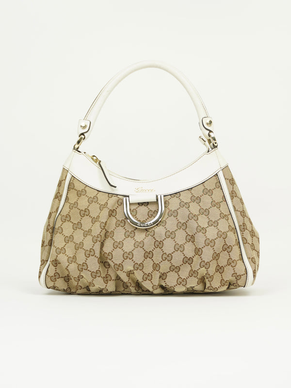 GUCCI MONOGRAM ABBEY BAG