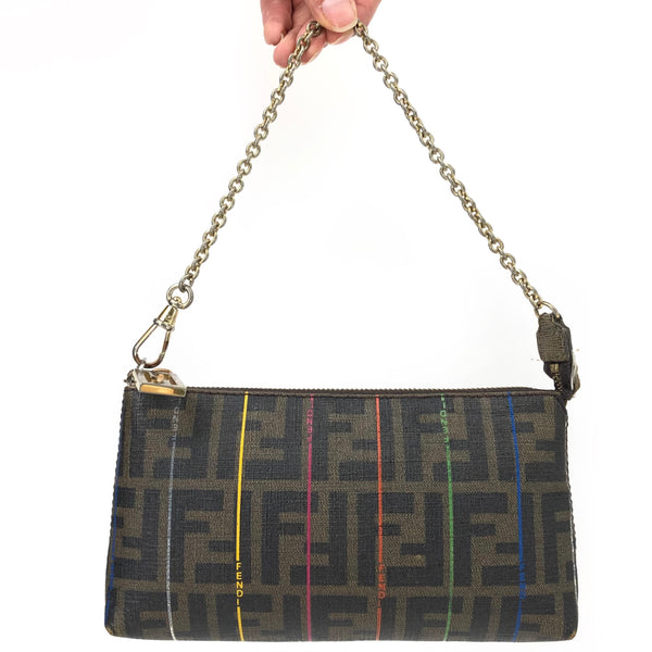 FENDI ZUCCA CHAIN BAG