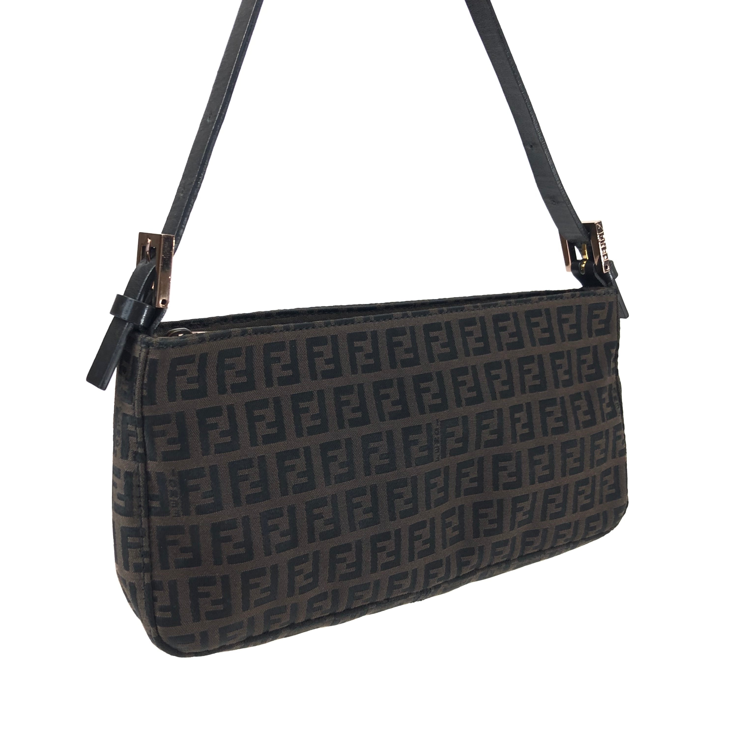 FENDI ZUCCA SHOULDER BAG