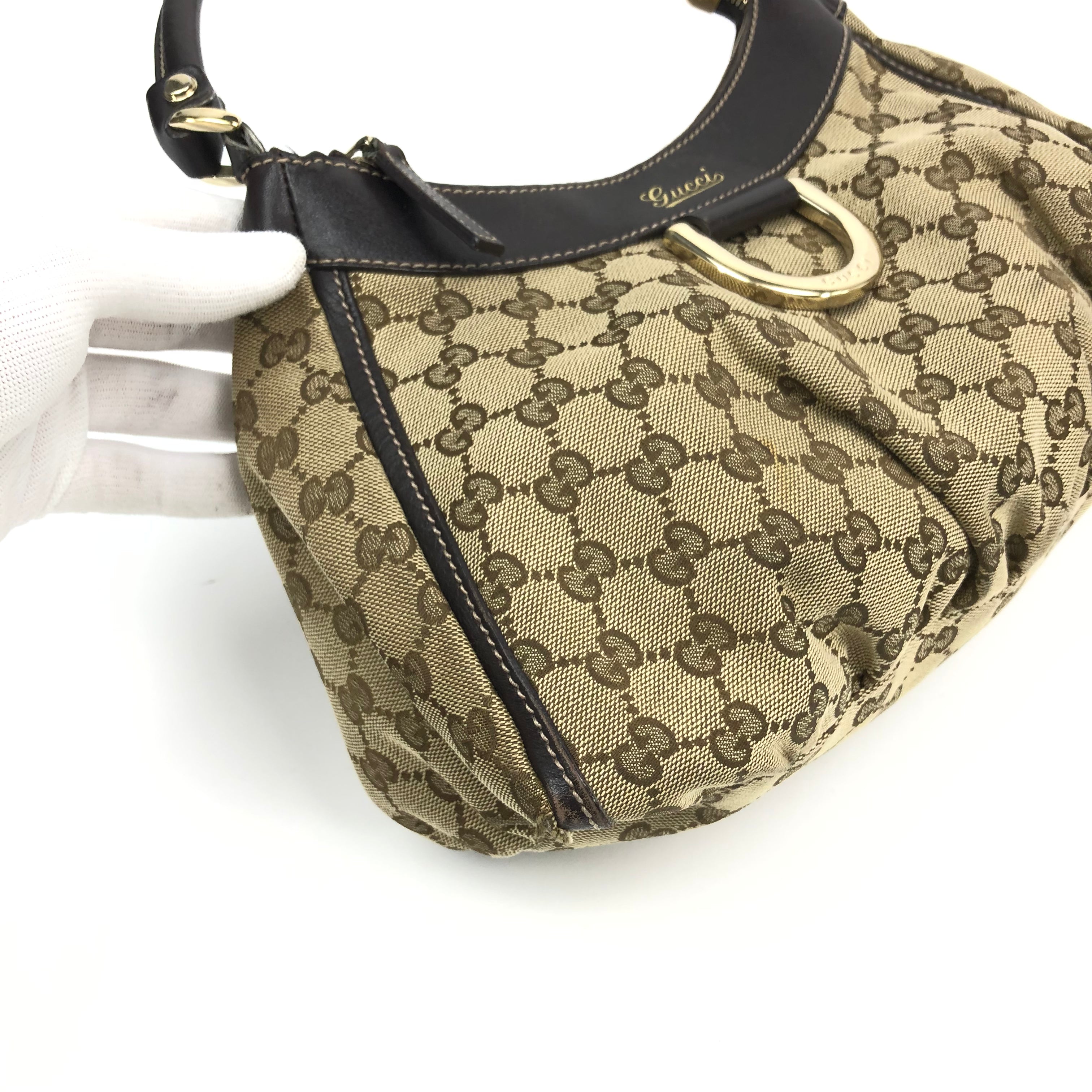 Gucci Monogram Abbey Shoulder Bag