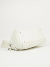 CHRISTIAN DIOR LEATHER BAG WITH SILVER HARDWARE