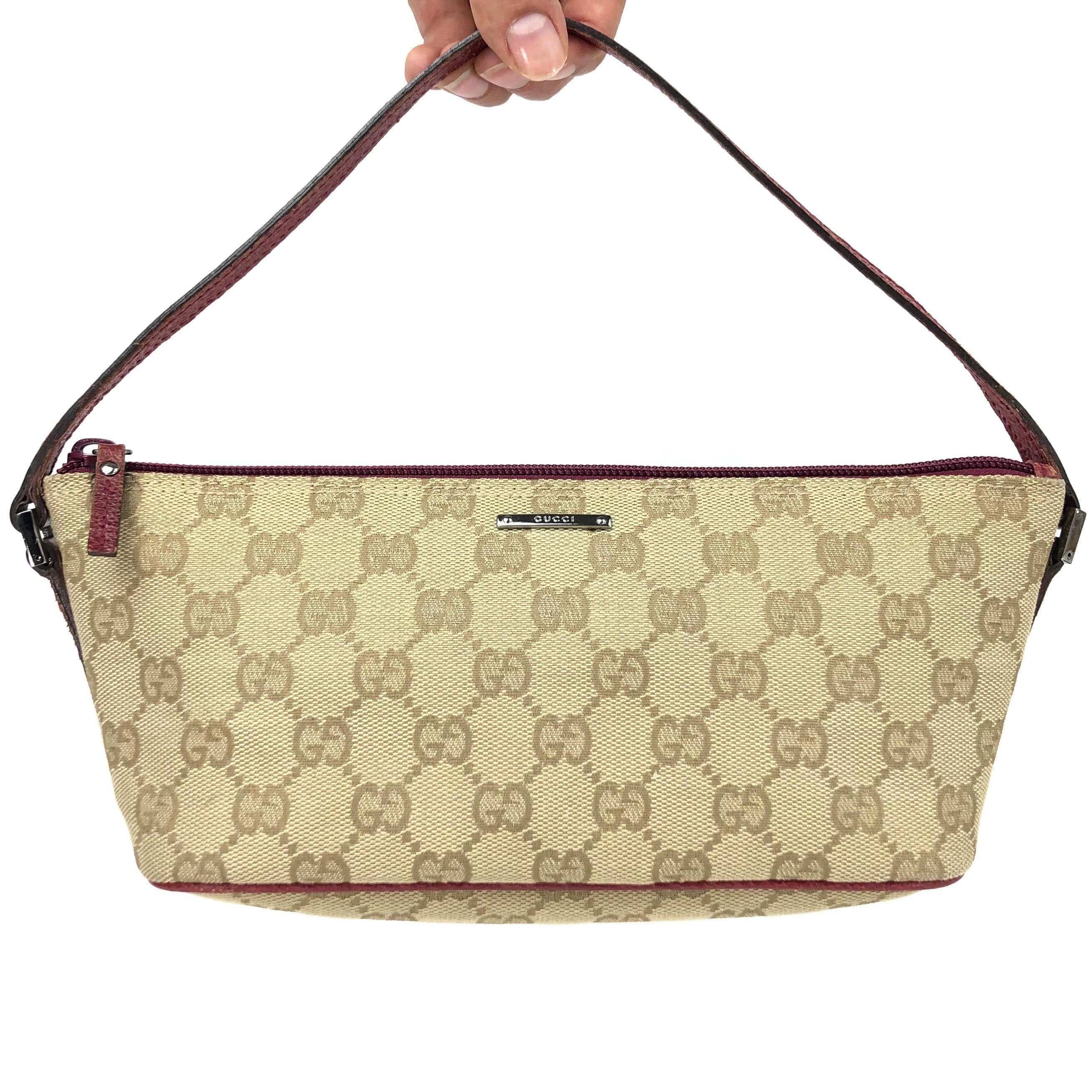 GUCCI MONOGRAM SHOULDER BAG