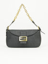 FENDI MONOGRAM CHAIN BAGUETTE