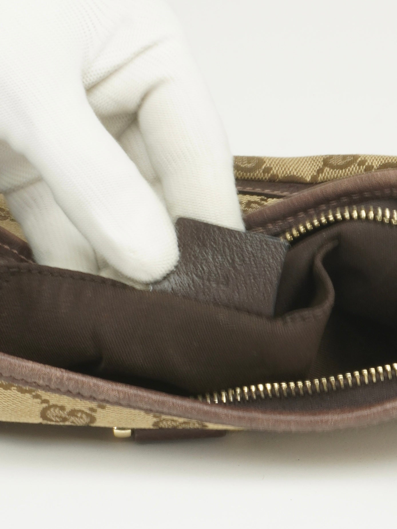 GUCCI MONOGRAM D RING BAG