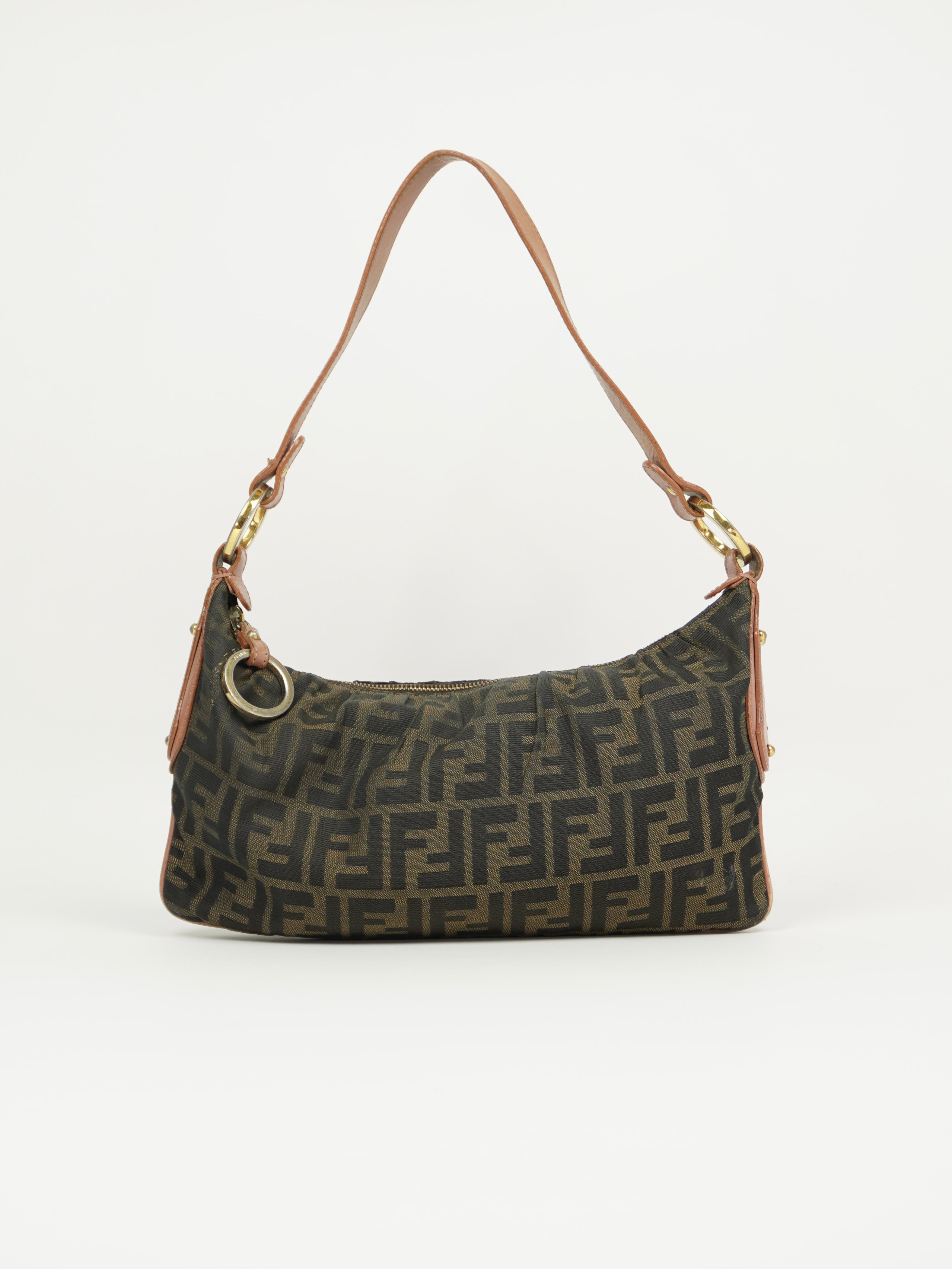 FENDI ZUCCA SHOULDER BAG