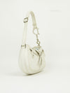 CHRISTIAN DIOR MONOGRAM BAG WITH SILVER HARDWARE