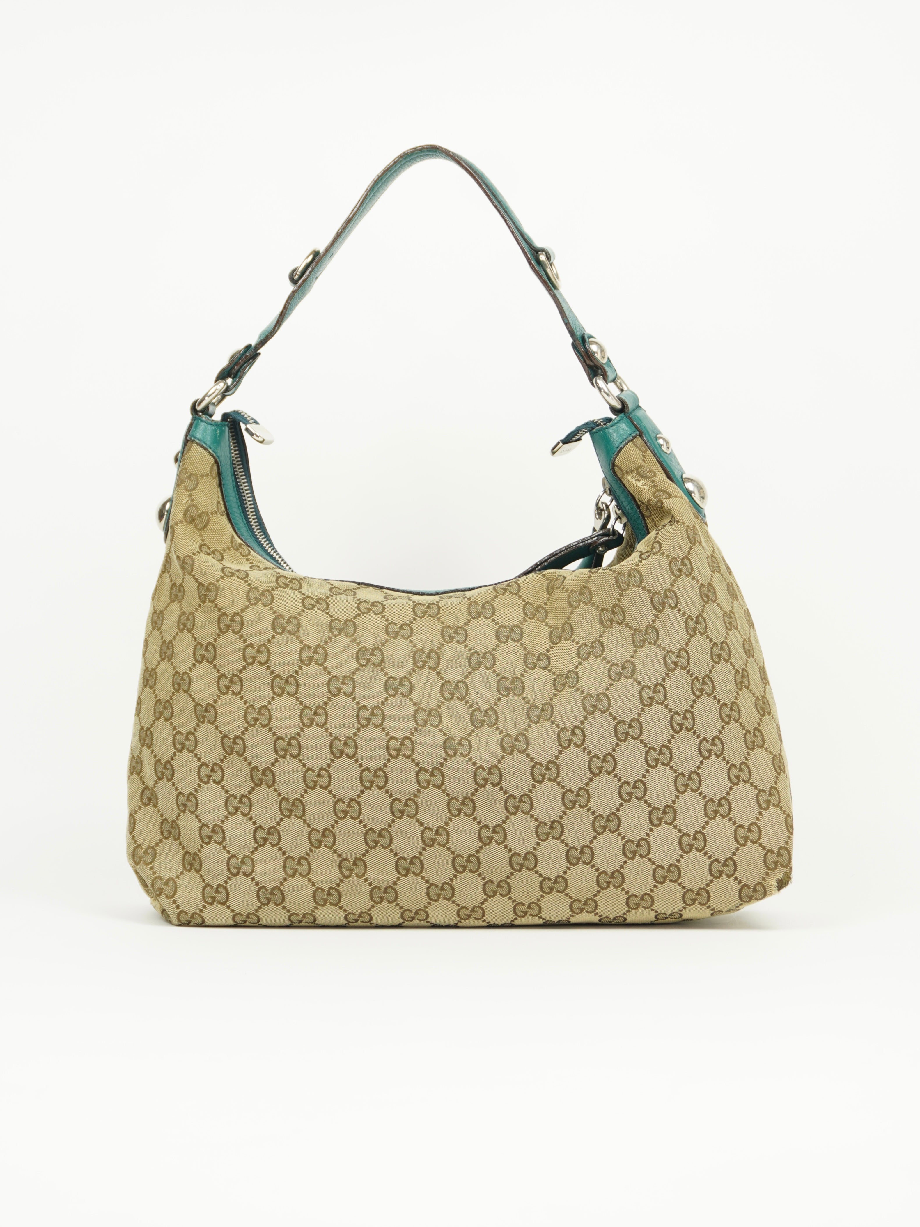GUCCI MONOGRAM HORSEBIT BAG