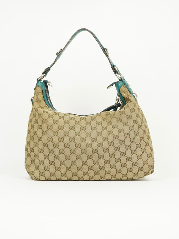 GUCCI MONOGRAM HORSEBIT BAG