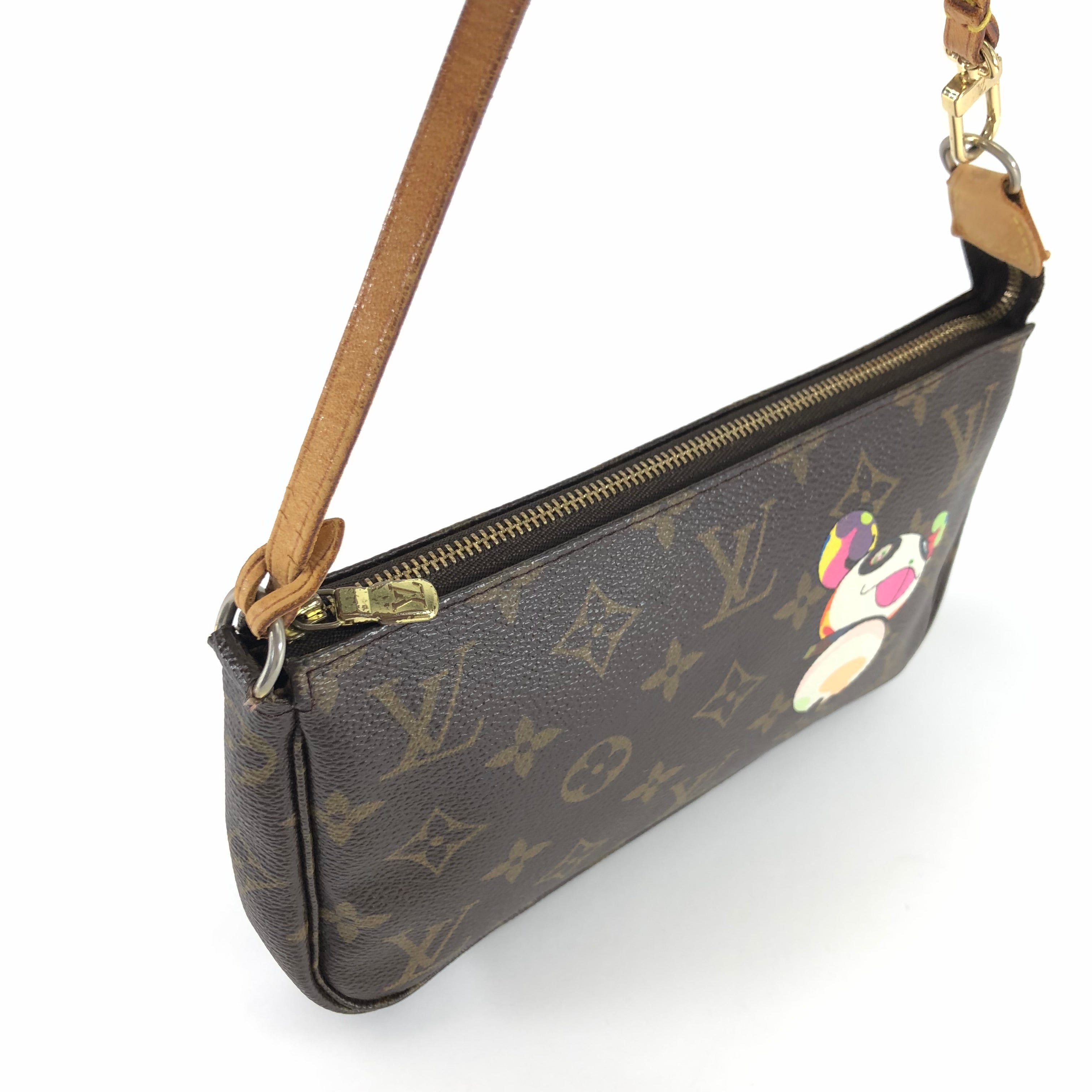 LOUIS VUITTON TAKASHI MURAKAMI PANDA POCHETTE BAG