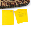 Fendi Leopard Calf Hair Zucca Baguette Bag with Exotic Lizard Detailing