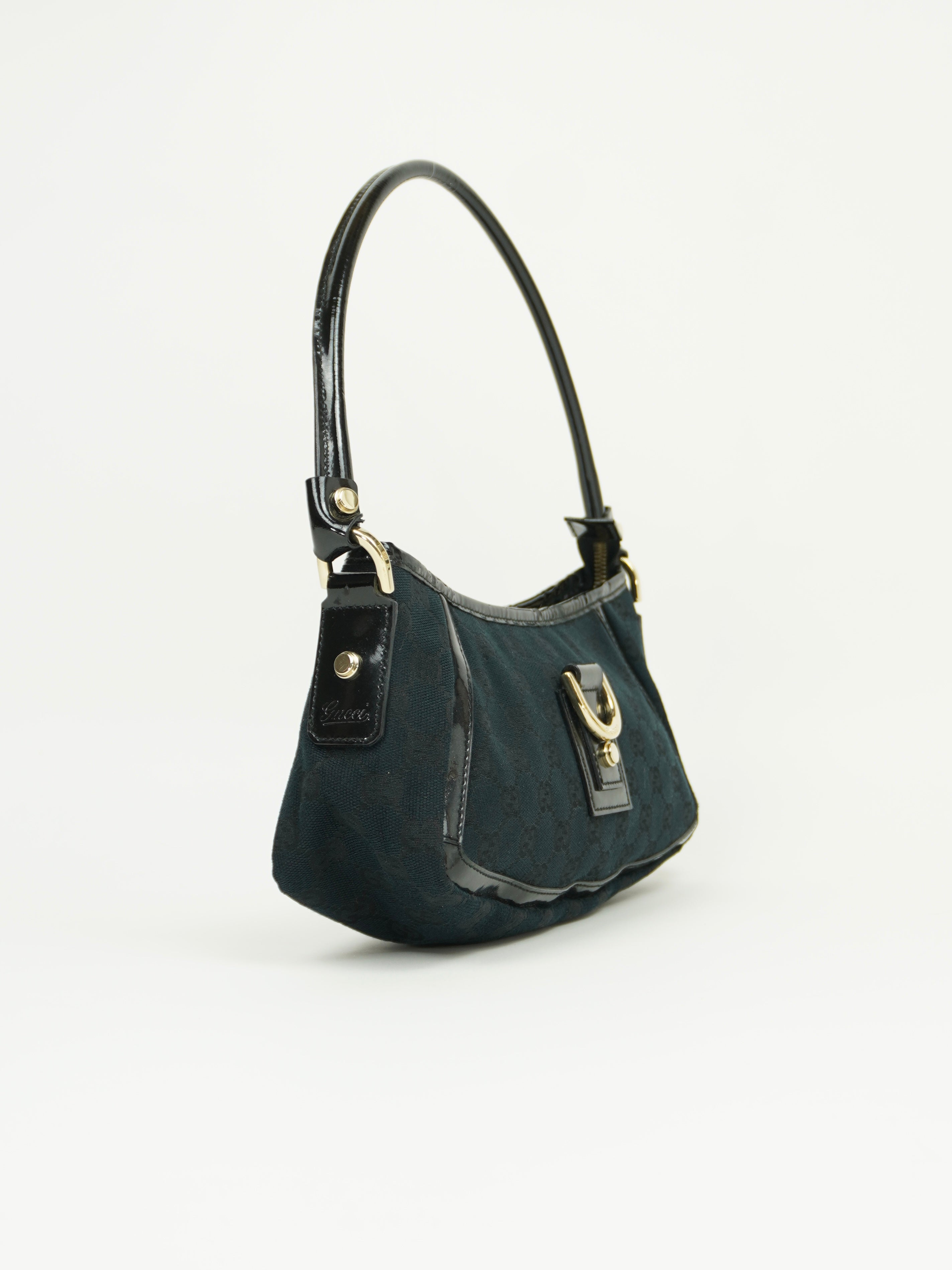 GUCCI MONOGRAM D RING BAG