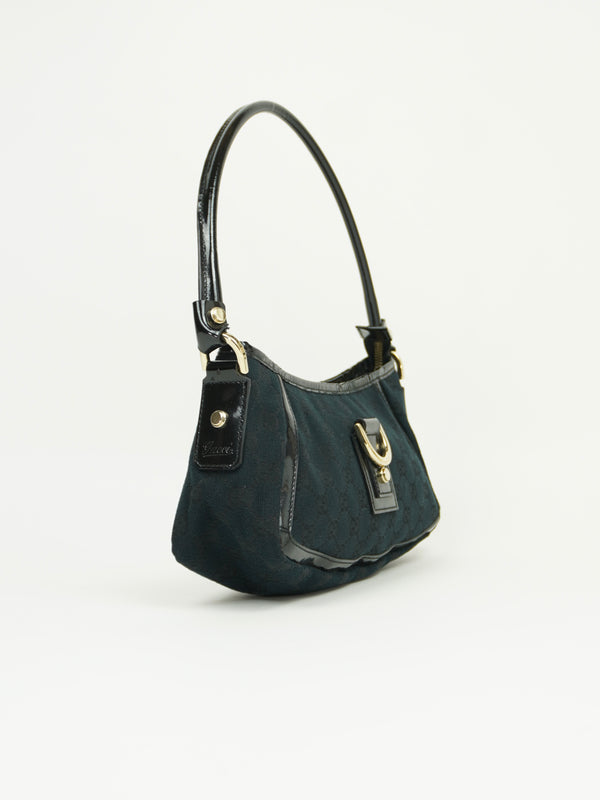 GUCCI MONOGRAM D RING BAG