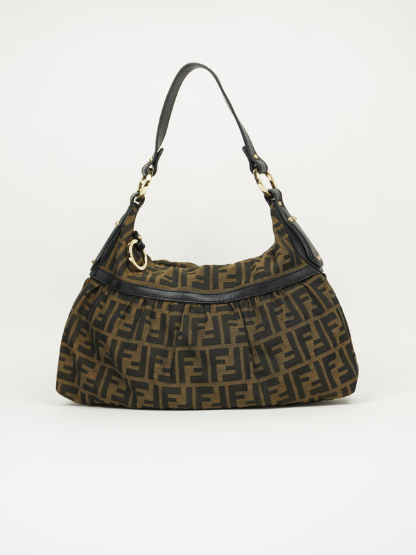 FENDI ZUCCA SHOULDER BAG