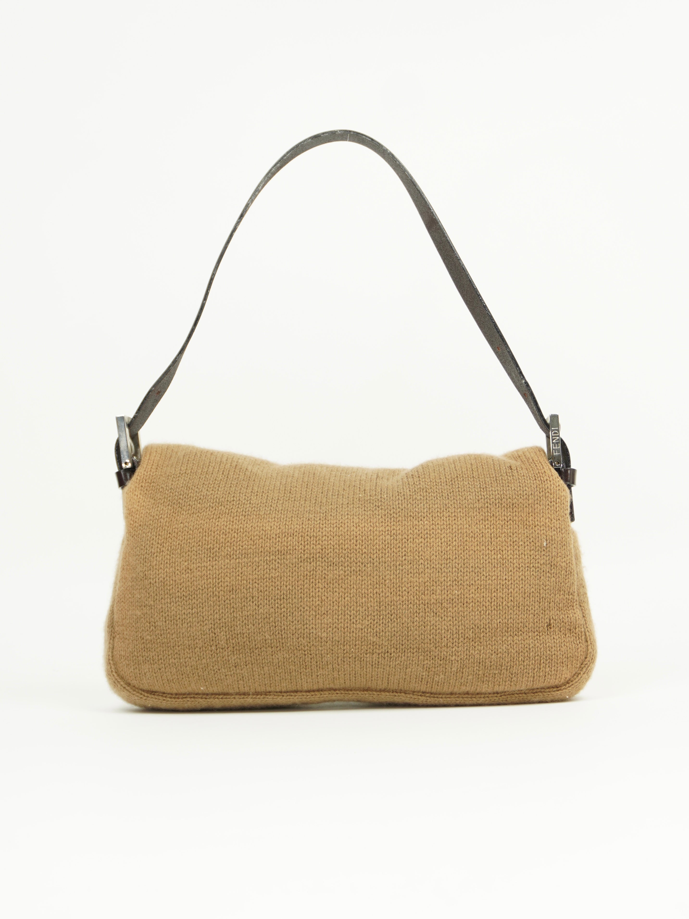 FENDI CASHMERE WOOL BAGUETTE