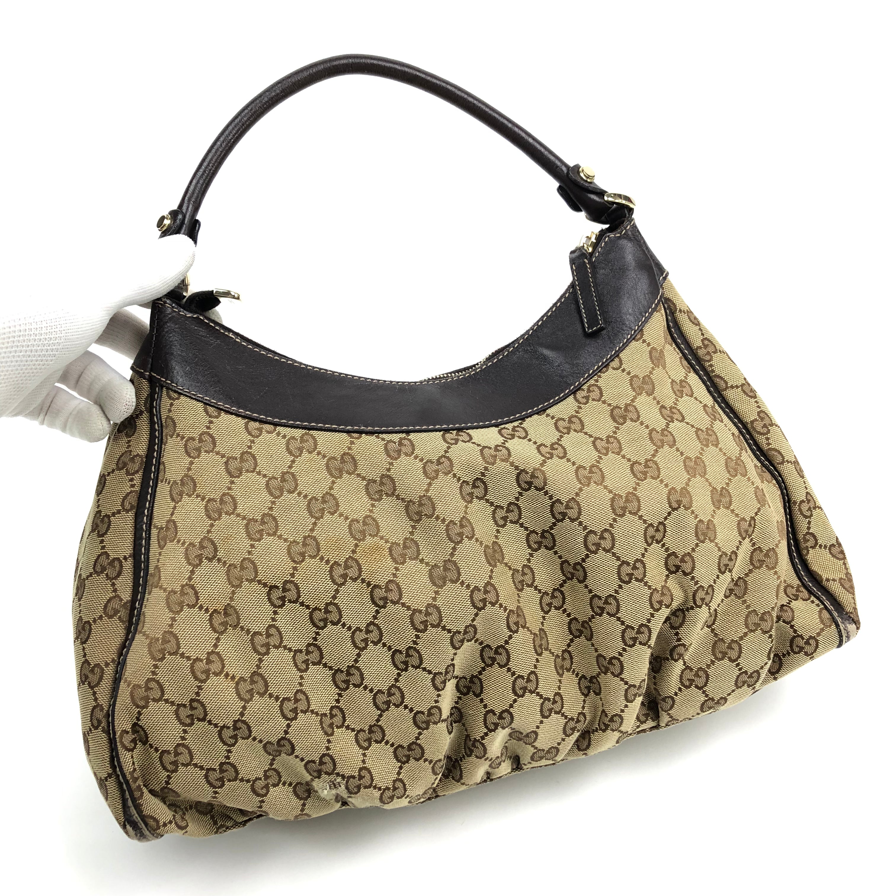 Gucci Monogram Abbey Shoulder Bag