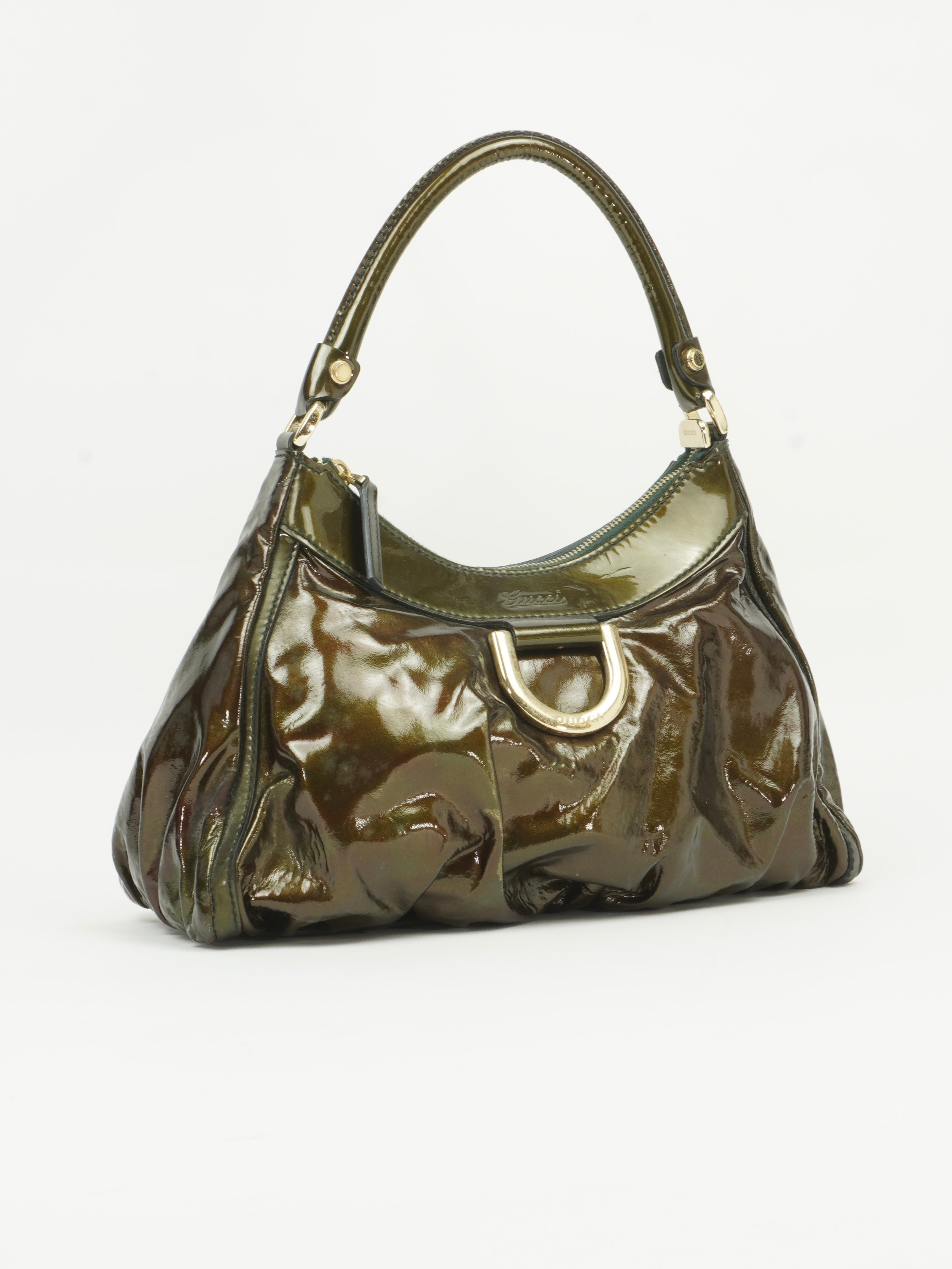 GUCCI PATENT LEATHER ABBEY BAG