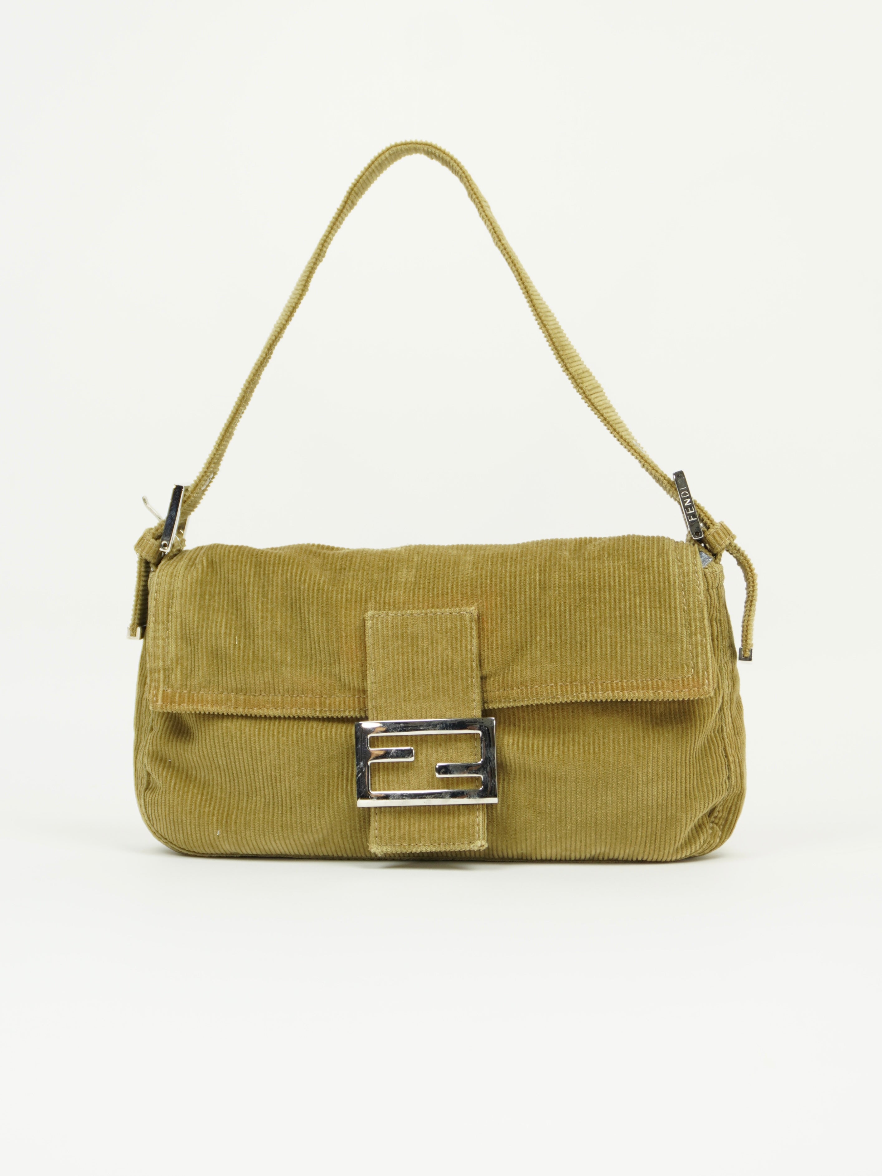 FENDI CORDUROY BAGUETTE