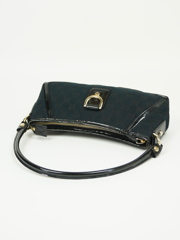 GUCCI MONOGRAM D RING BAG