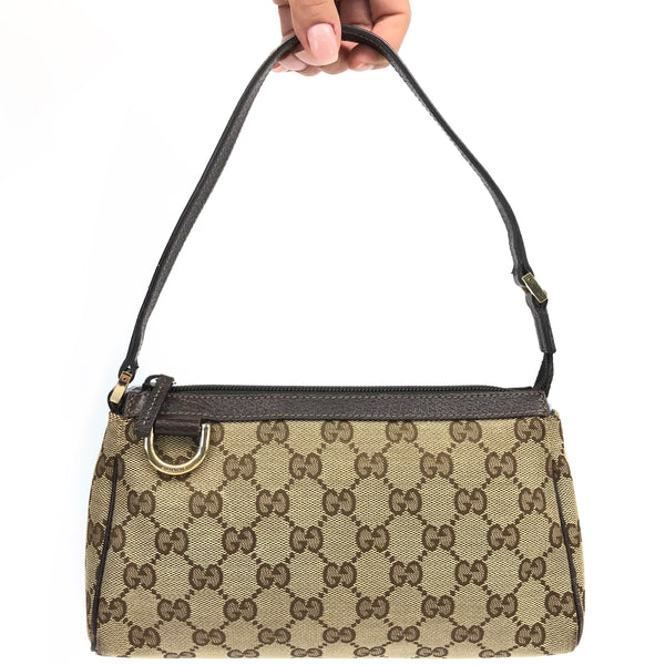 GUCCI MONOGRAM SHOULDER BAG