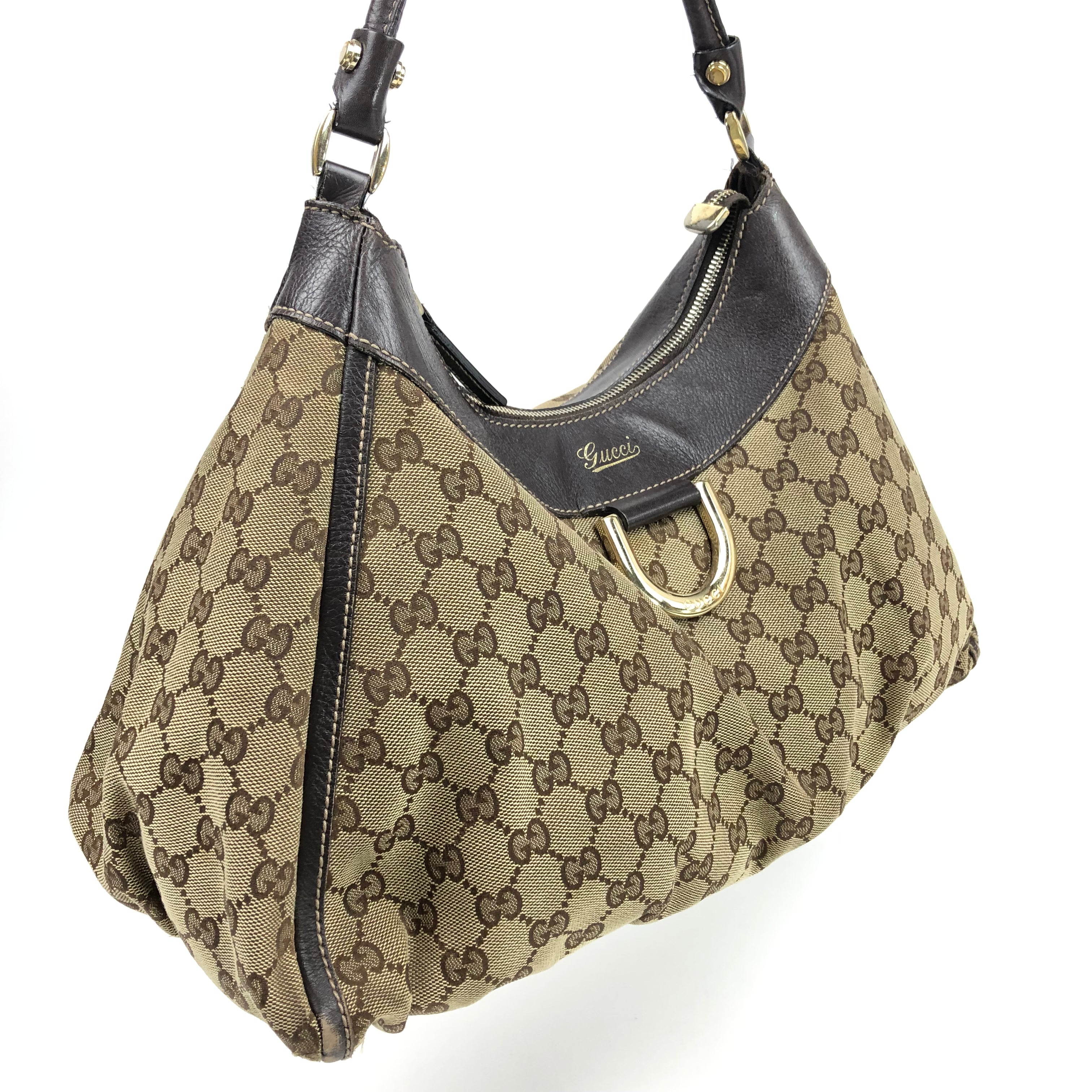 Gucci Monogram Abbey Shoulder Bag