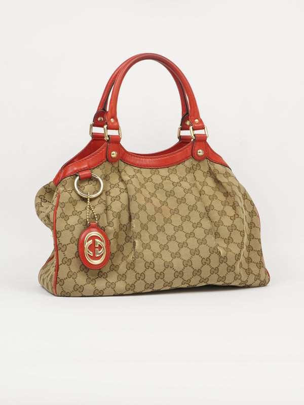 GUCCI MONOGRAM SUKEY BAG