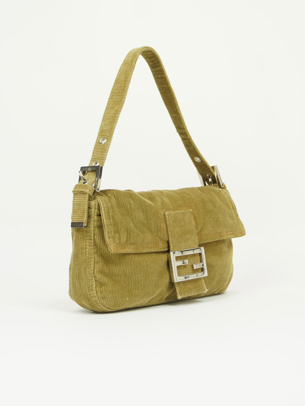 FENDI CORDUROY BAGUETTE