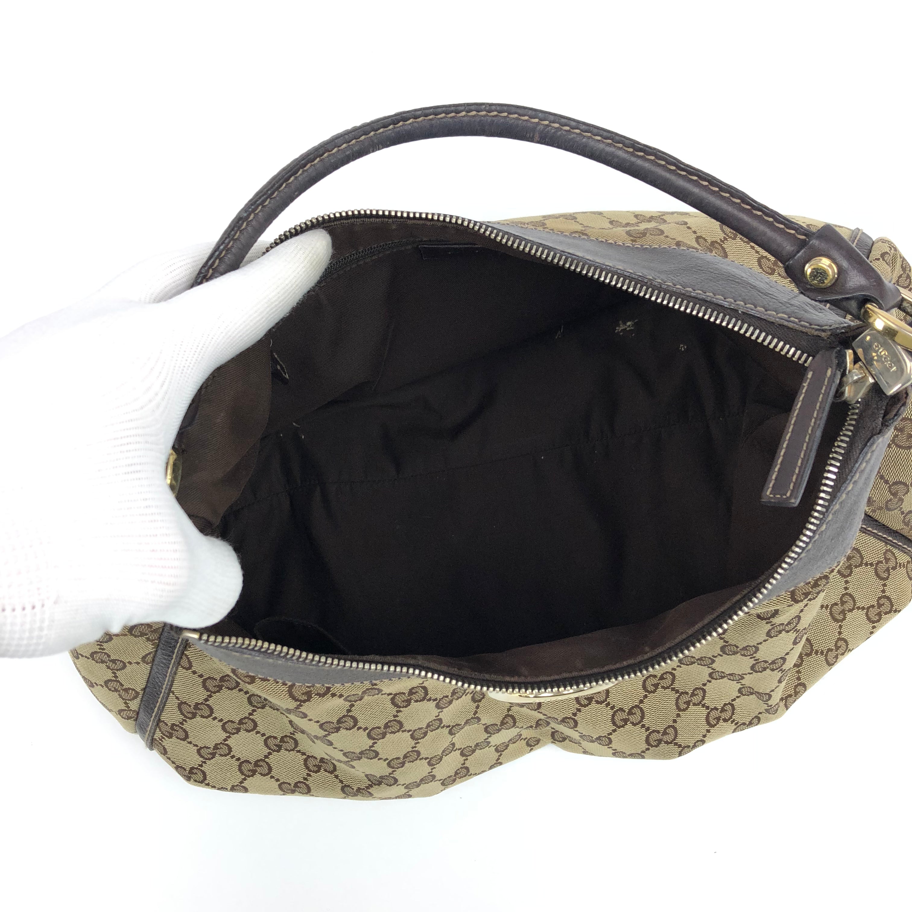 Gucci Monogram Abbey Shoulder Bag