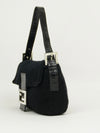 FENDI DIAMANTÉ CASHMERE BAGUETTE WITH LIZARD TRIM