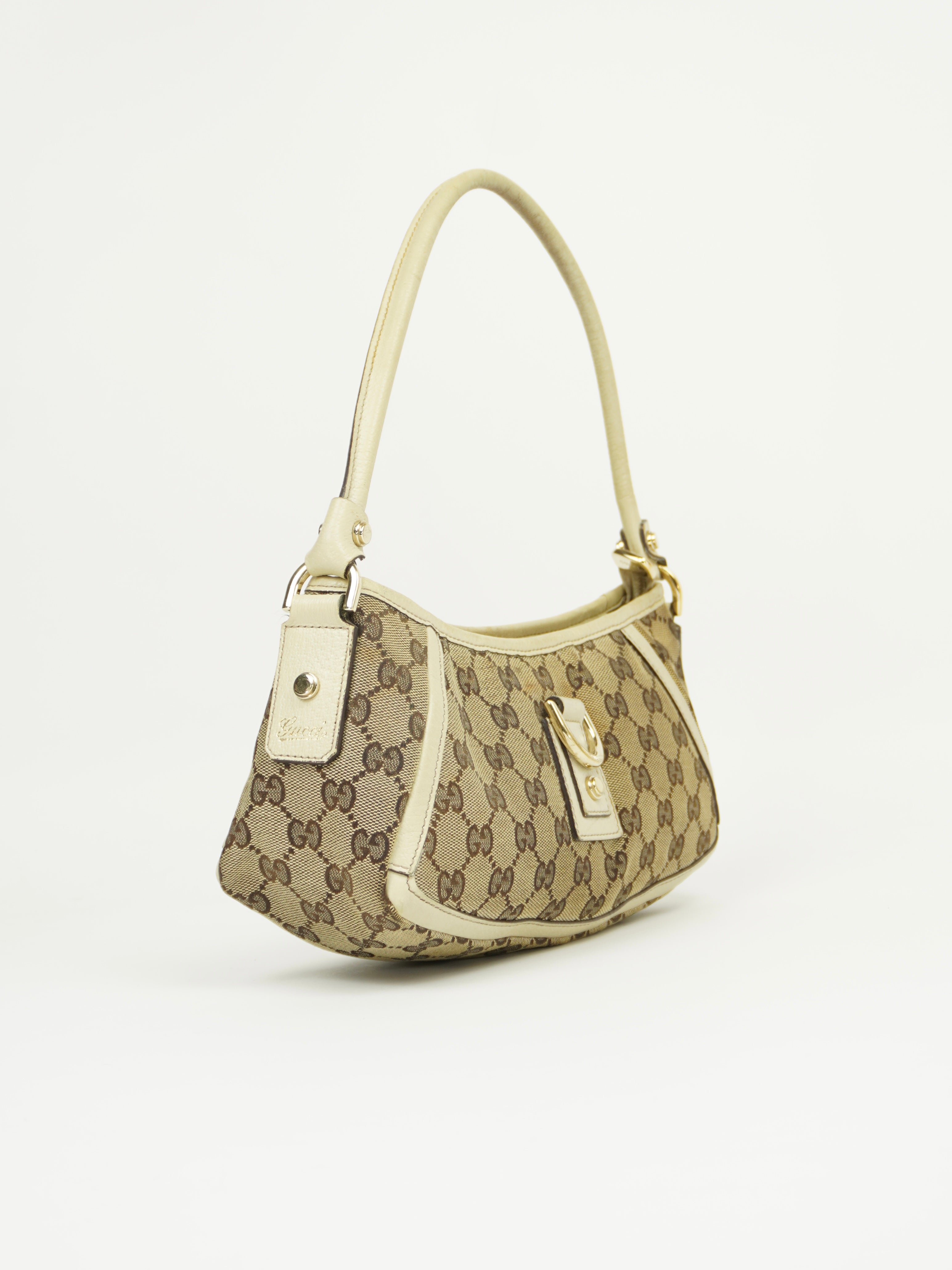 GUCCI MONOGRAM D RING BAG