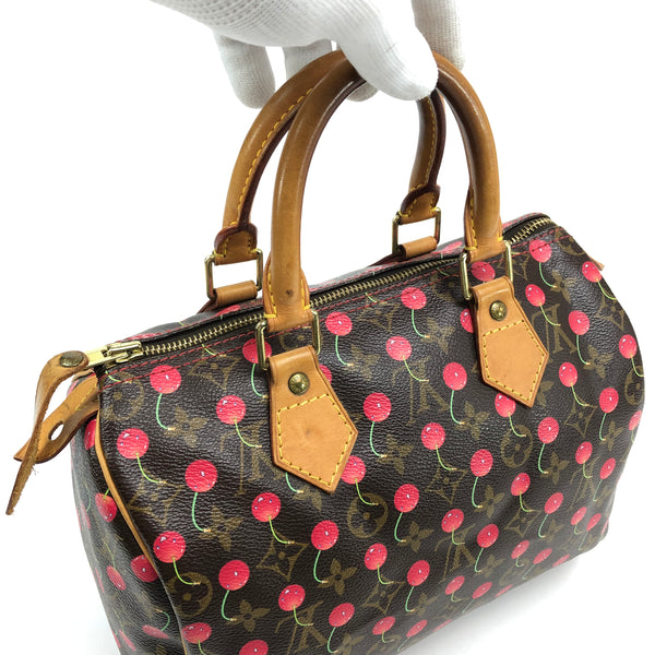 LOUIS VUITTON CHERRY TAKASHI MURAKAMI SPEEDY 25