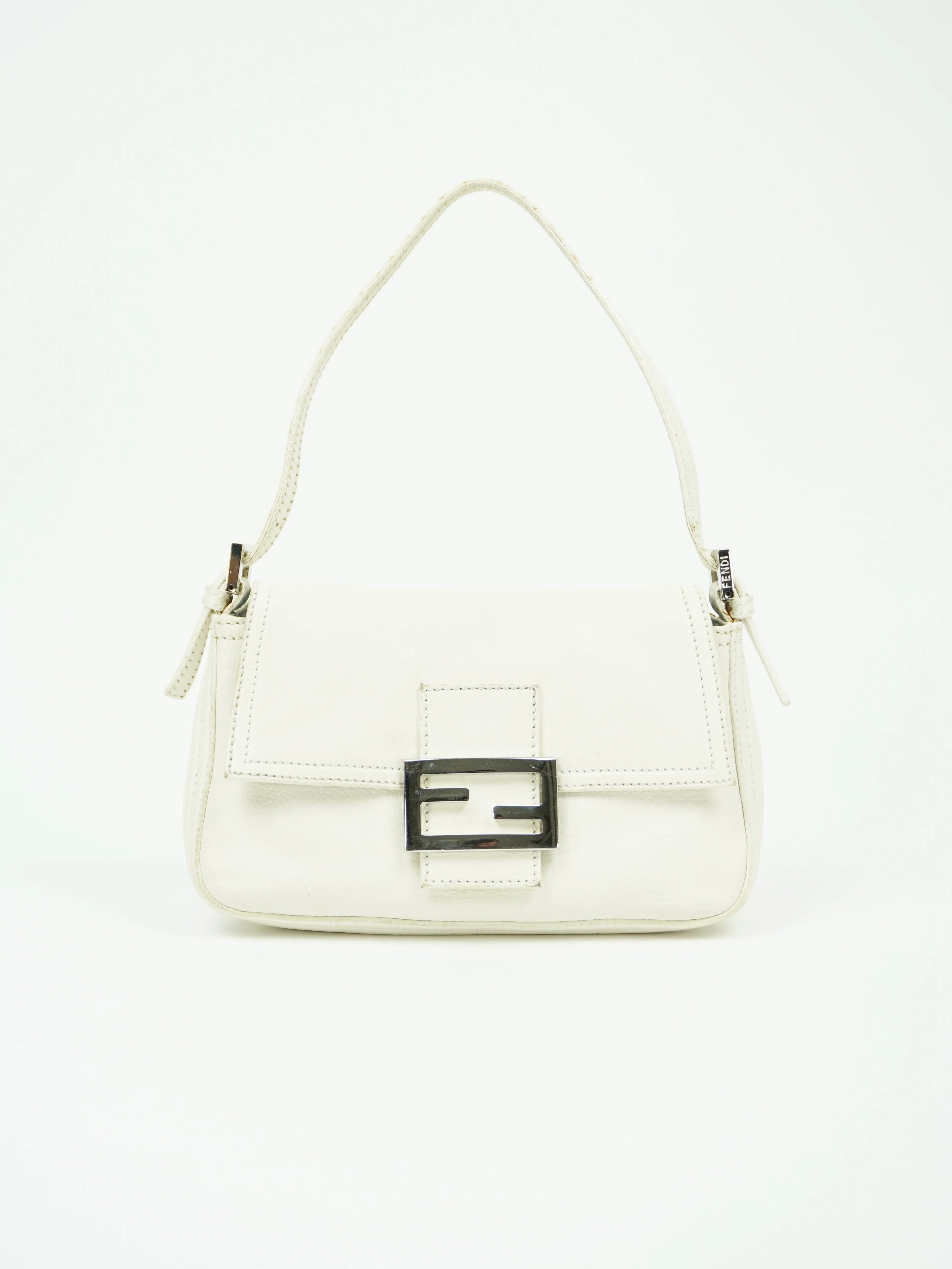 FENDI LEATHER BAGUETTE