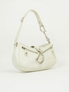 CHRISTIAN DIOR MONOGRAM BAG WITH SILVER HARDWARE