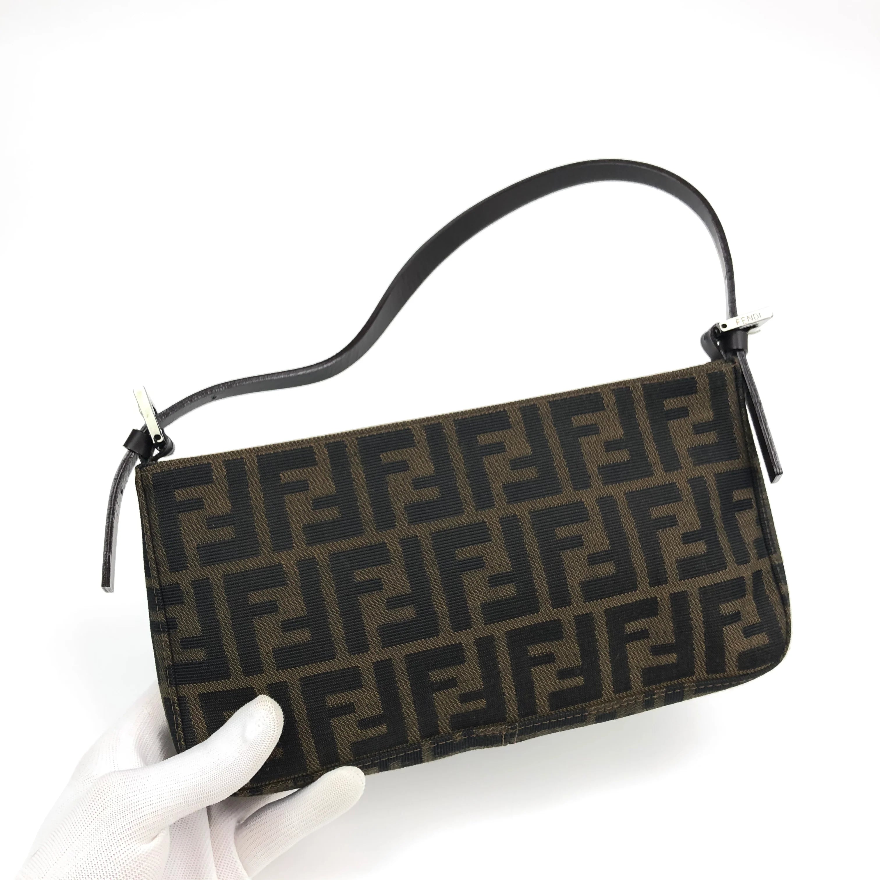 FENDI ZUCCA SHOULDER BAG