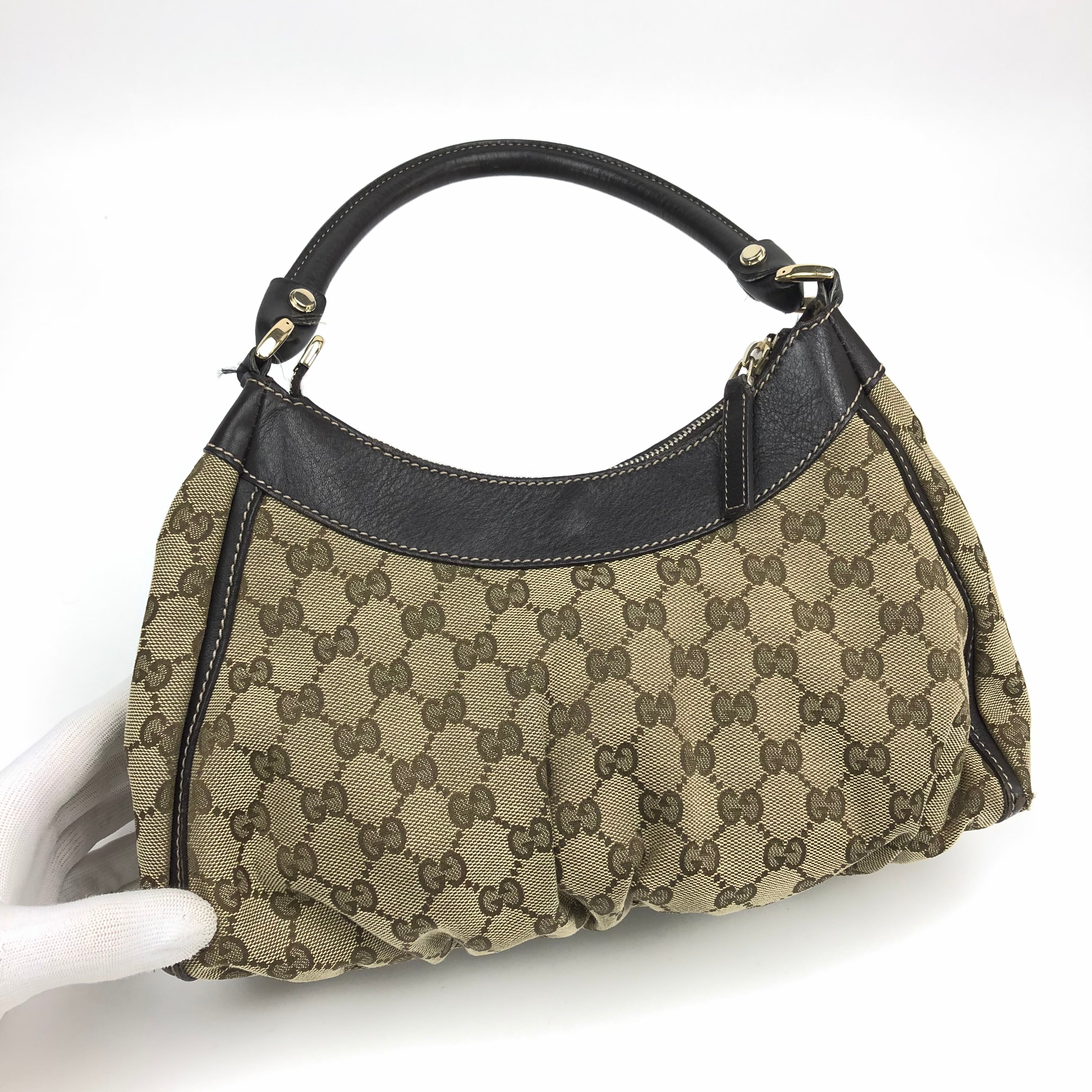 Gucci Monogram Abbey Shoulder Bag