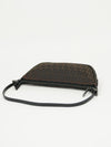 FENDI ZUCCA CRESCENT SHOULDER BAG