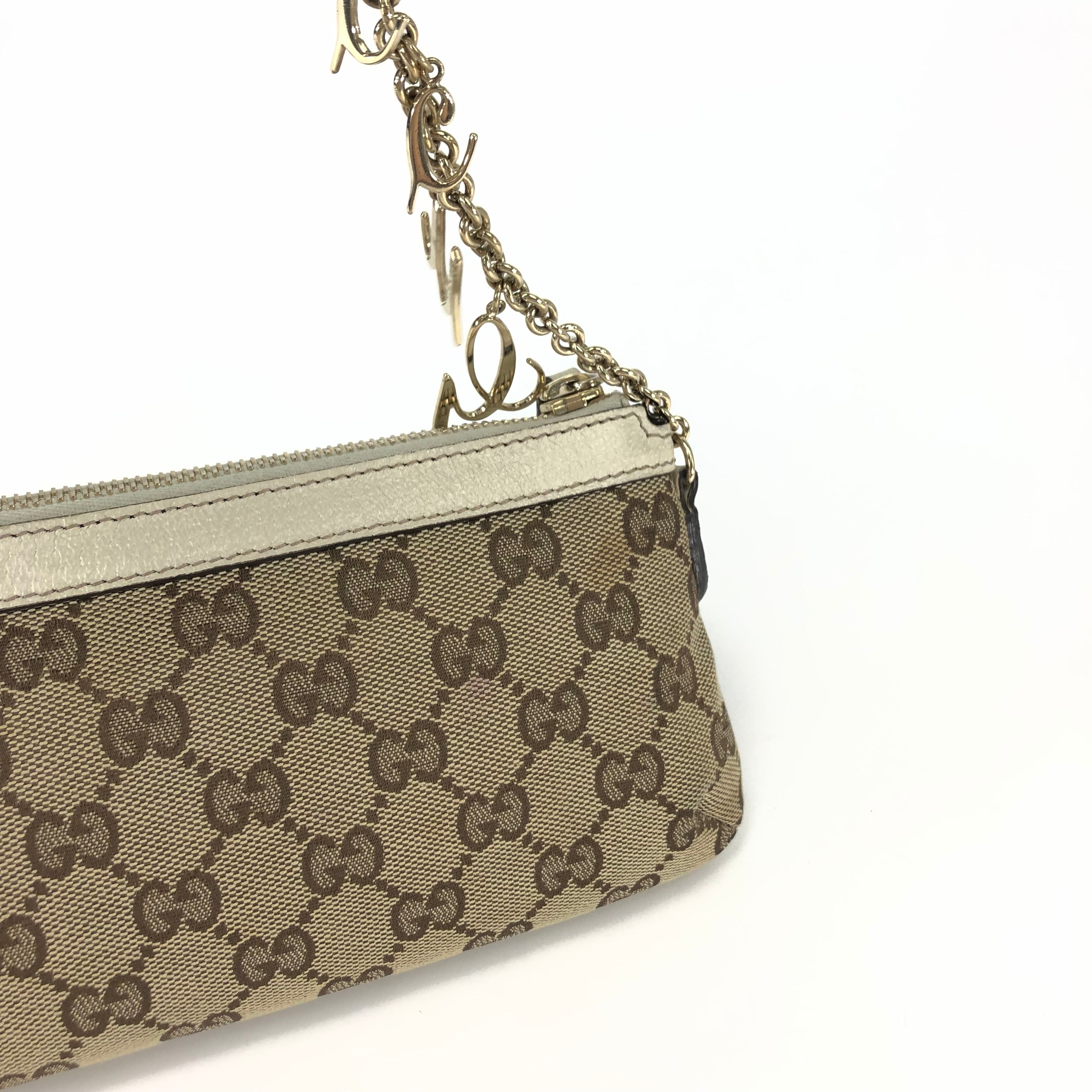 GUCCI MONOGRAM SHOULDER BAG