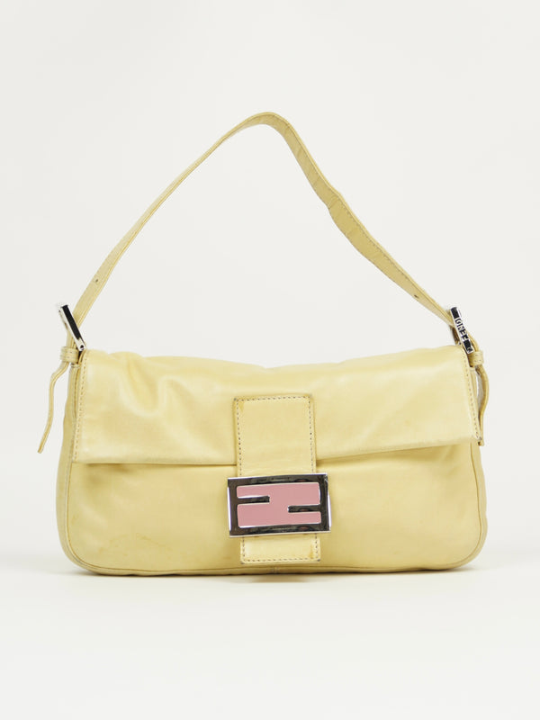 FENDI LEATHER BAGUETTE BAG