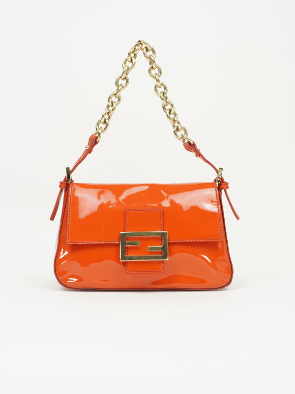 FENDI VINYL BAGUETTE BAG