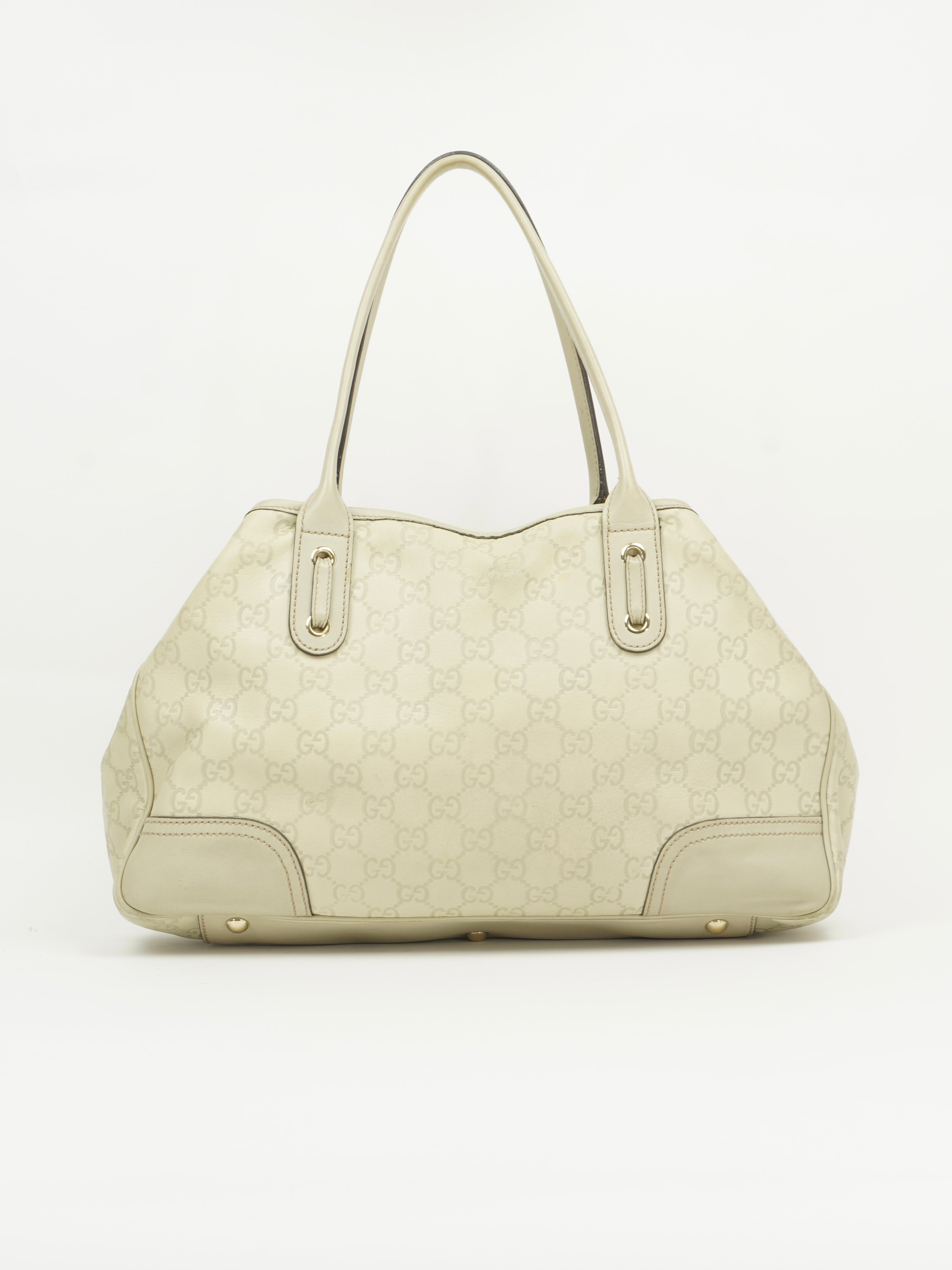 GUCCI MONOGRAM LEATHER BAG