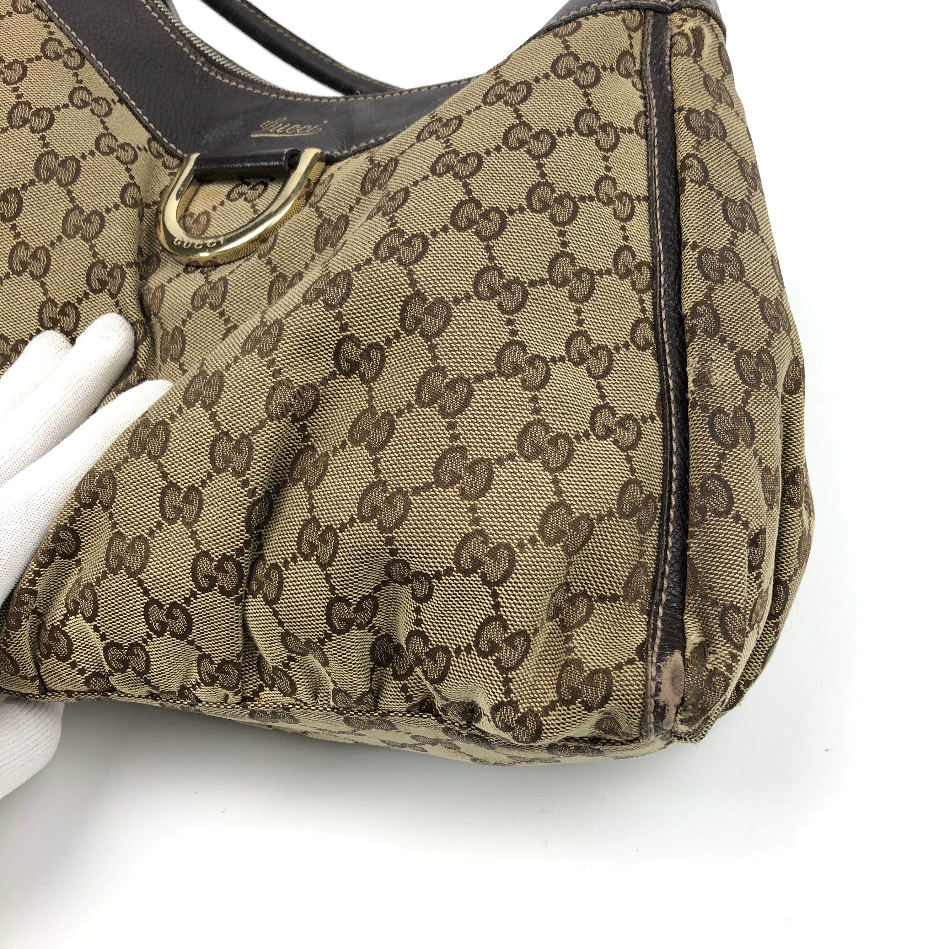 Gucci Monogram Abbey Shoulder Bag