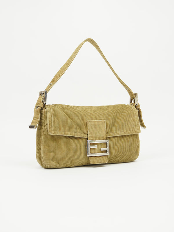 FENDI CORDUROY BAGUETTE