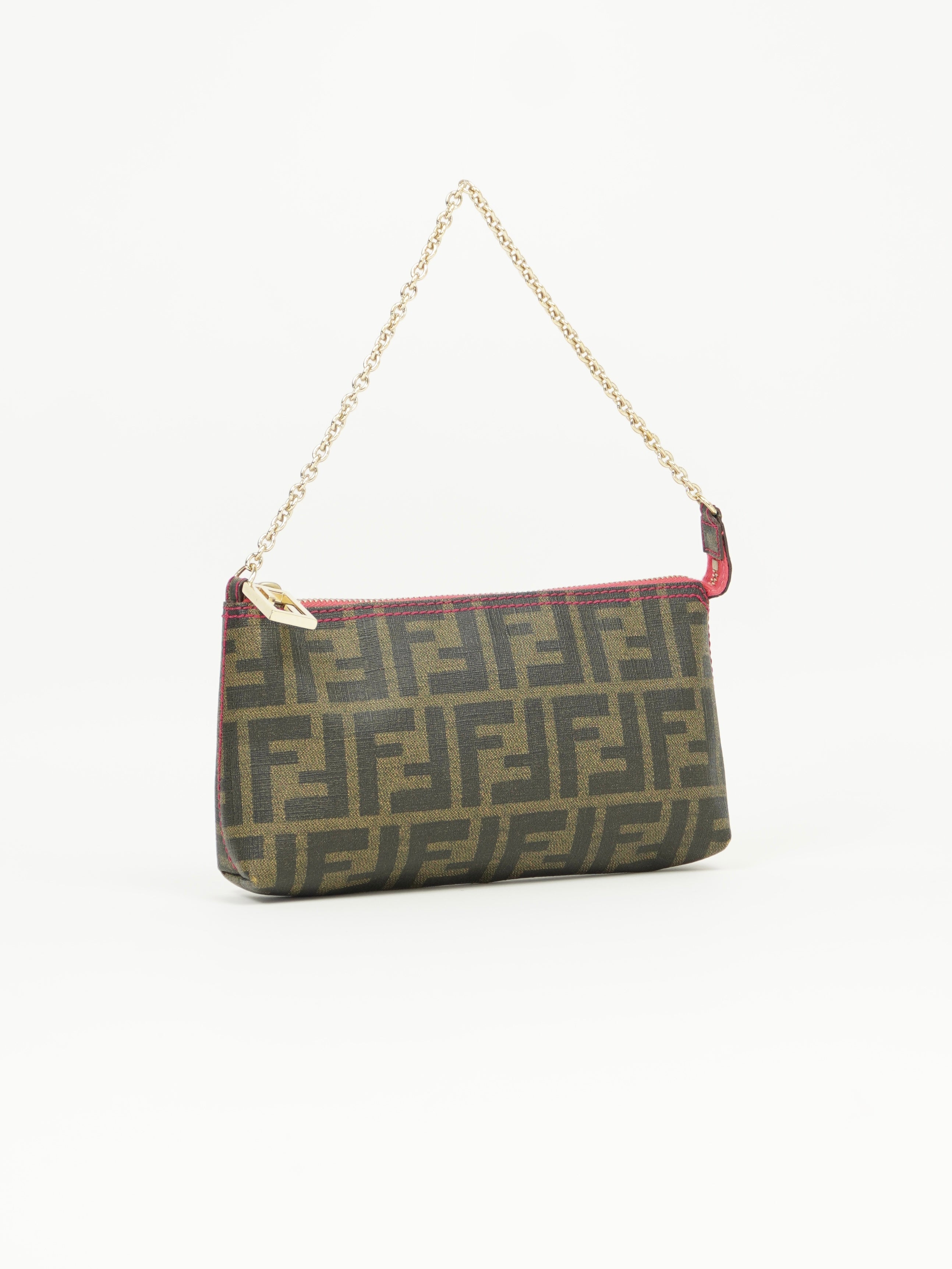 FENDI ZUCCA CHAIN BAG