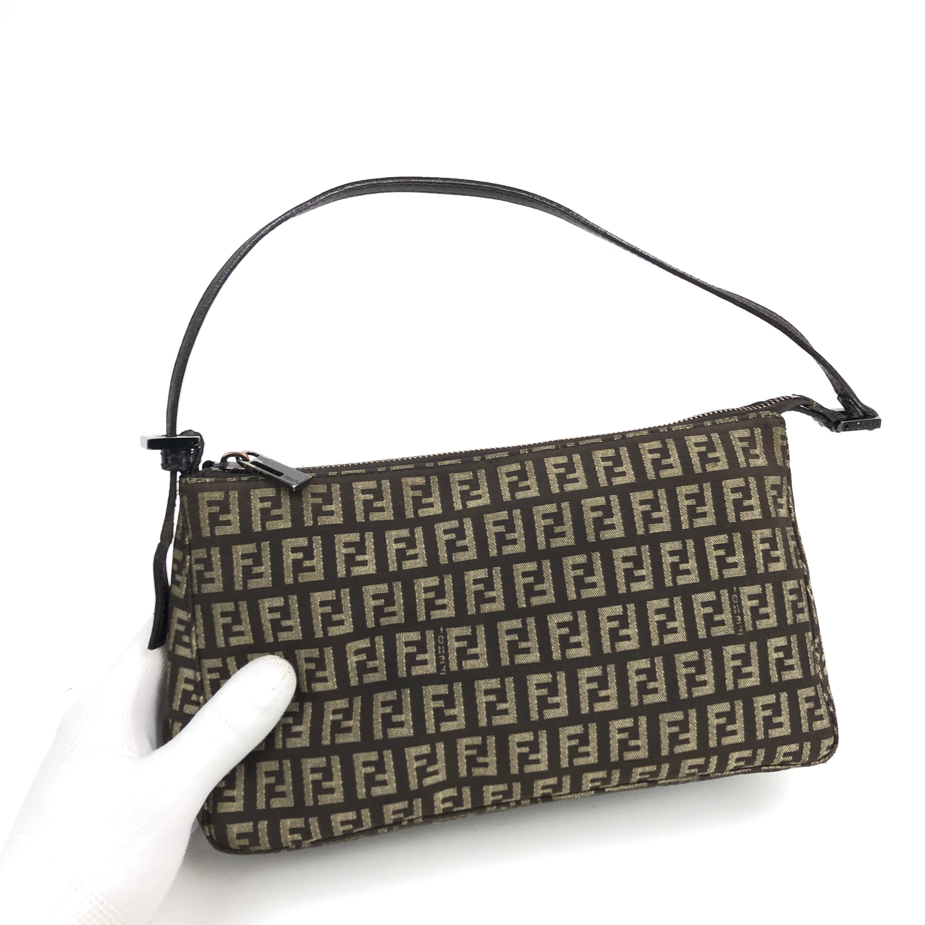 FENDI ZUCCA SHOULDER BAG