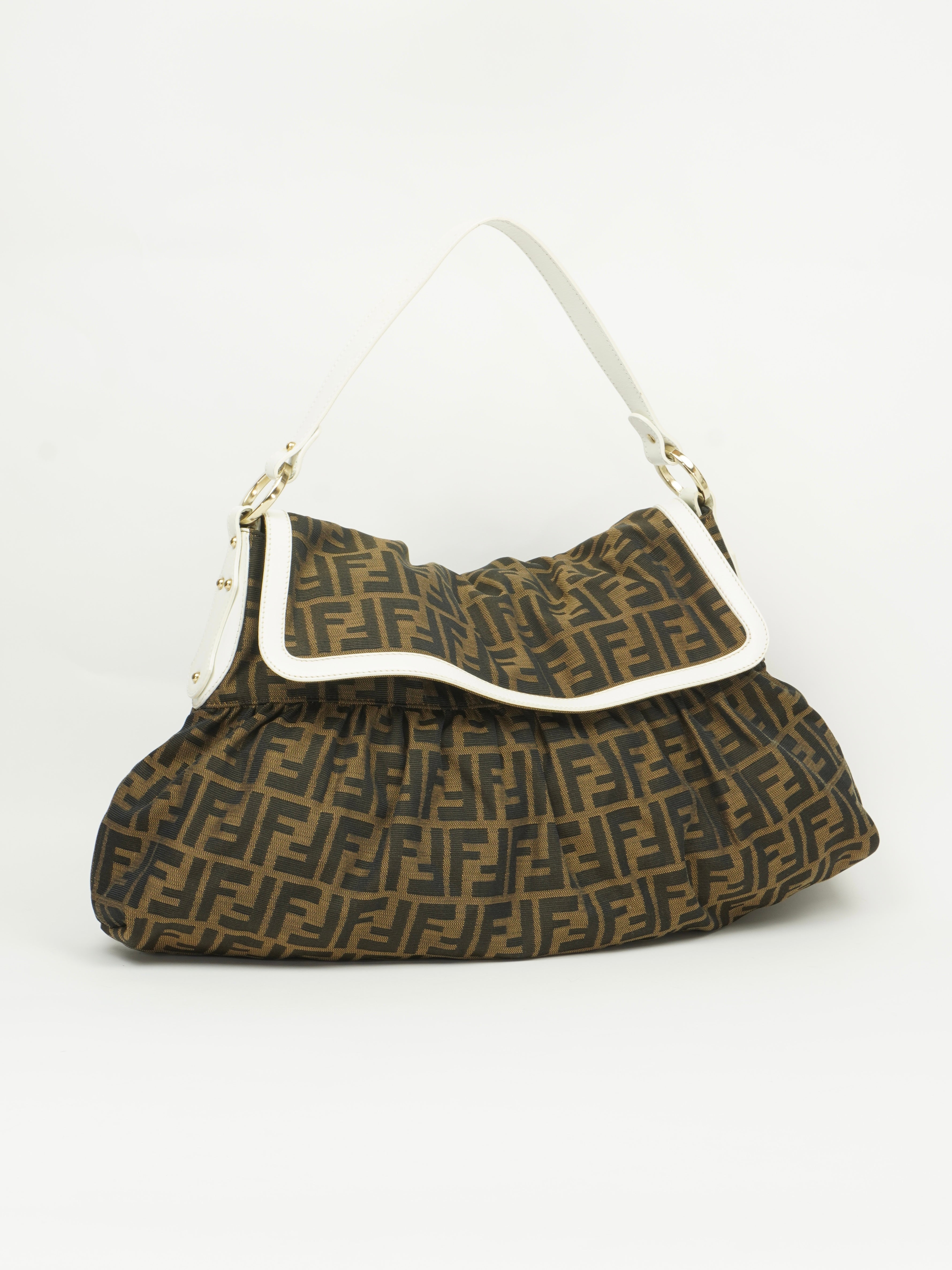 FENDI ZUCCA SHOULDER BAG