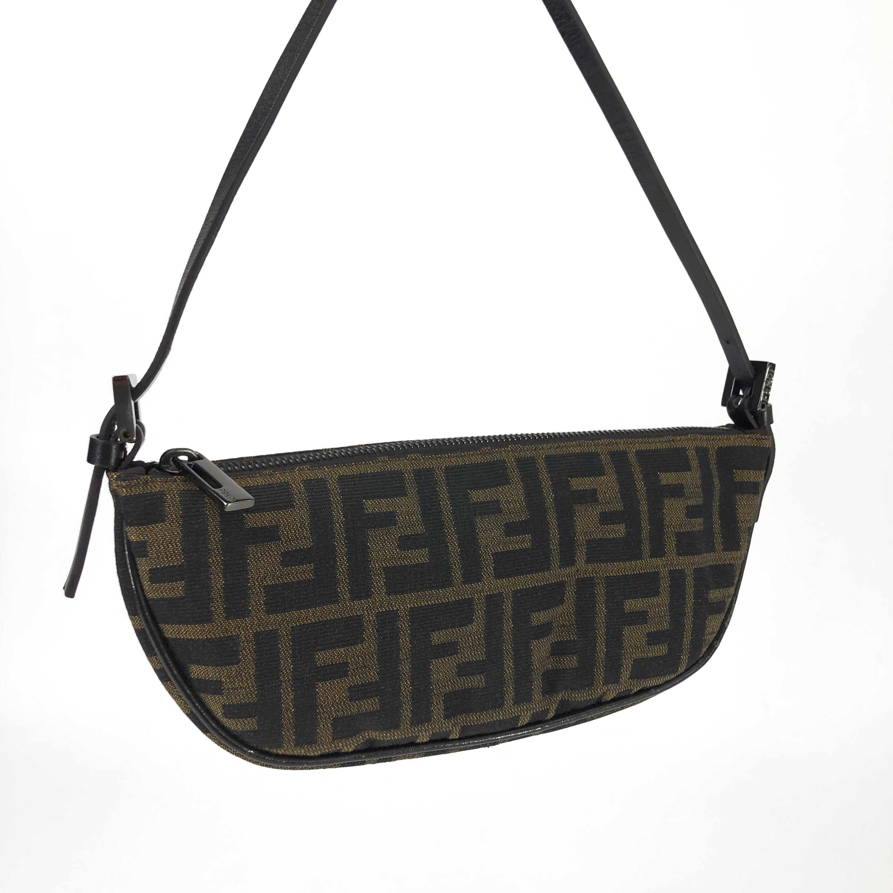 FENDI CRESCENT SHOULDER BAG