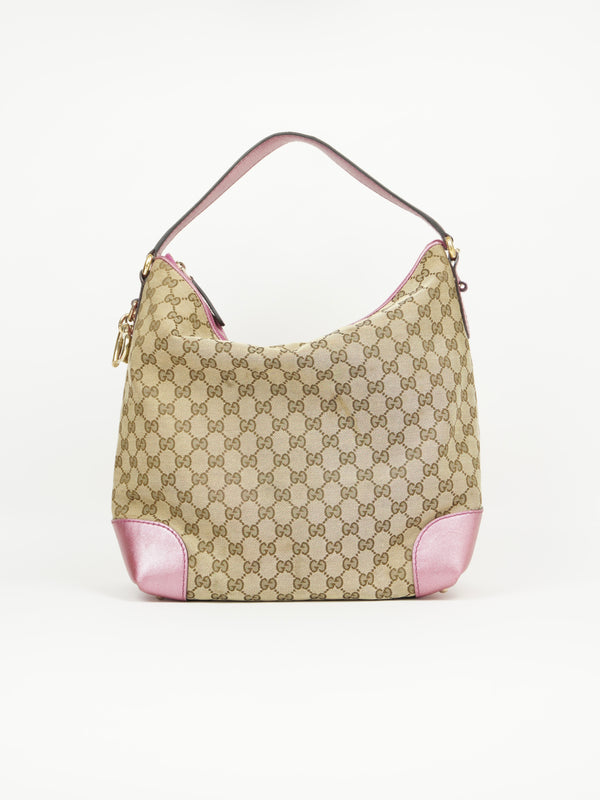 GUCCI MONOGRAM HOBO BAG