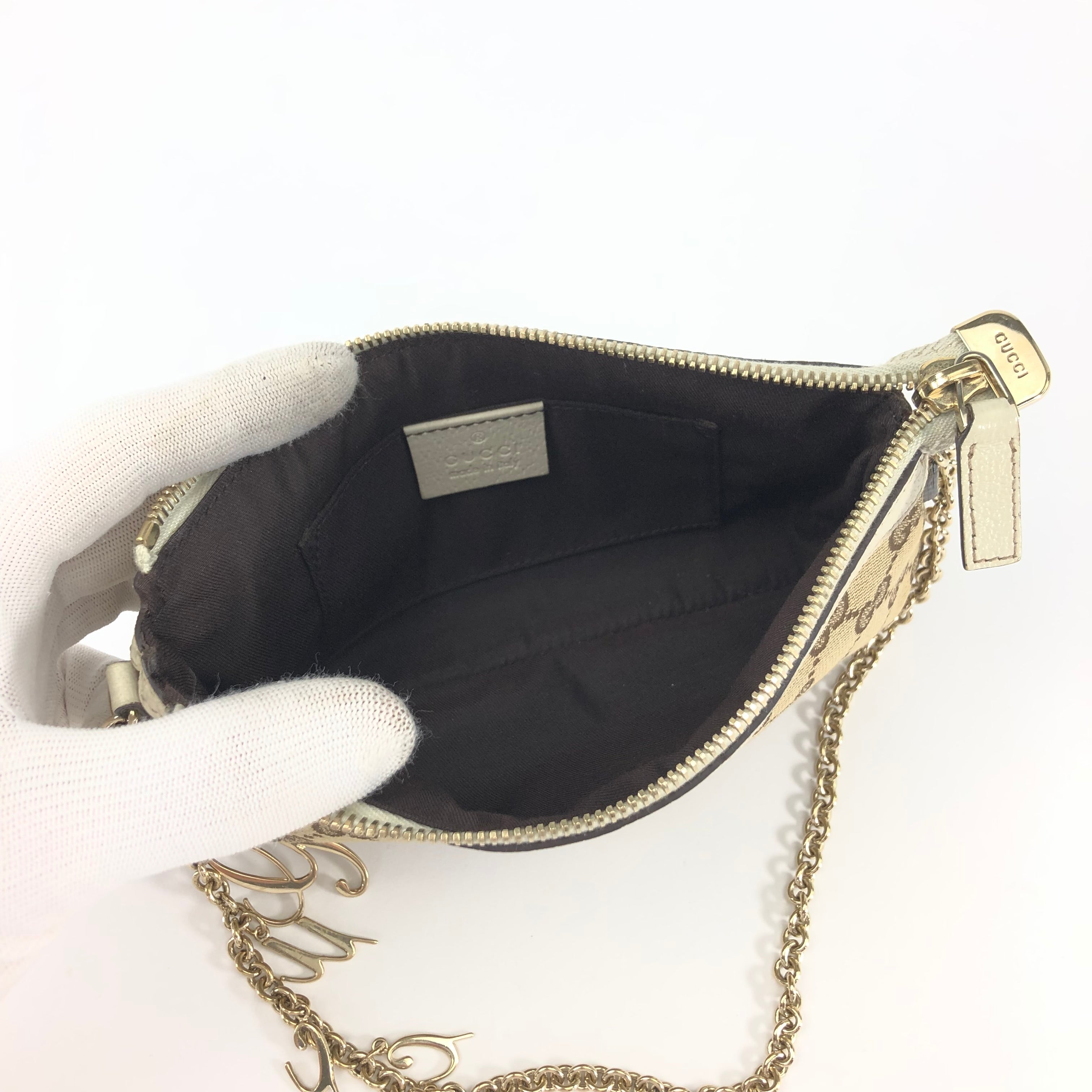 GUCCI MONOGRAM SHOULDER BAG