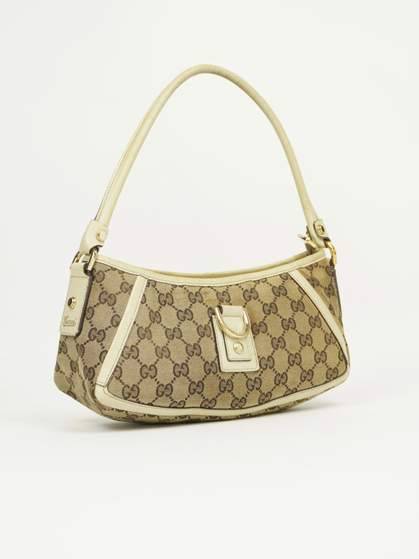 GUCCI MONOGRAM D RING BAG