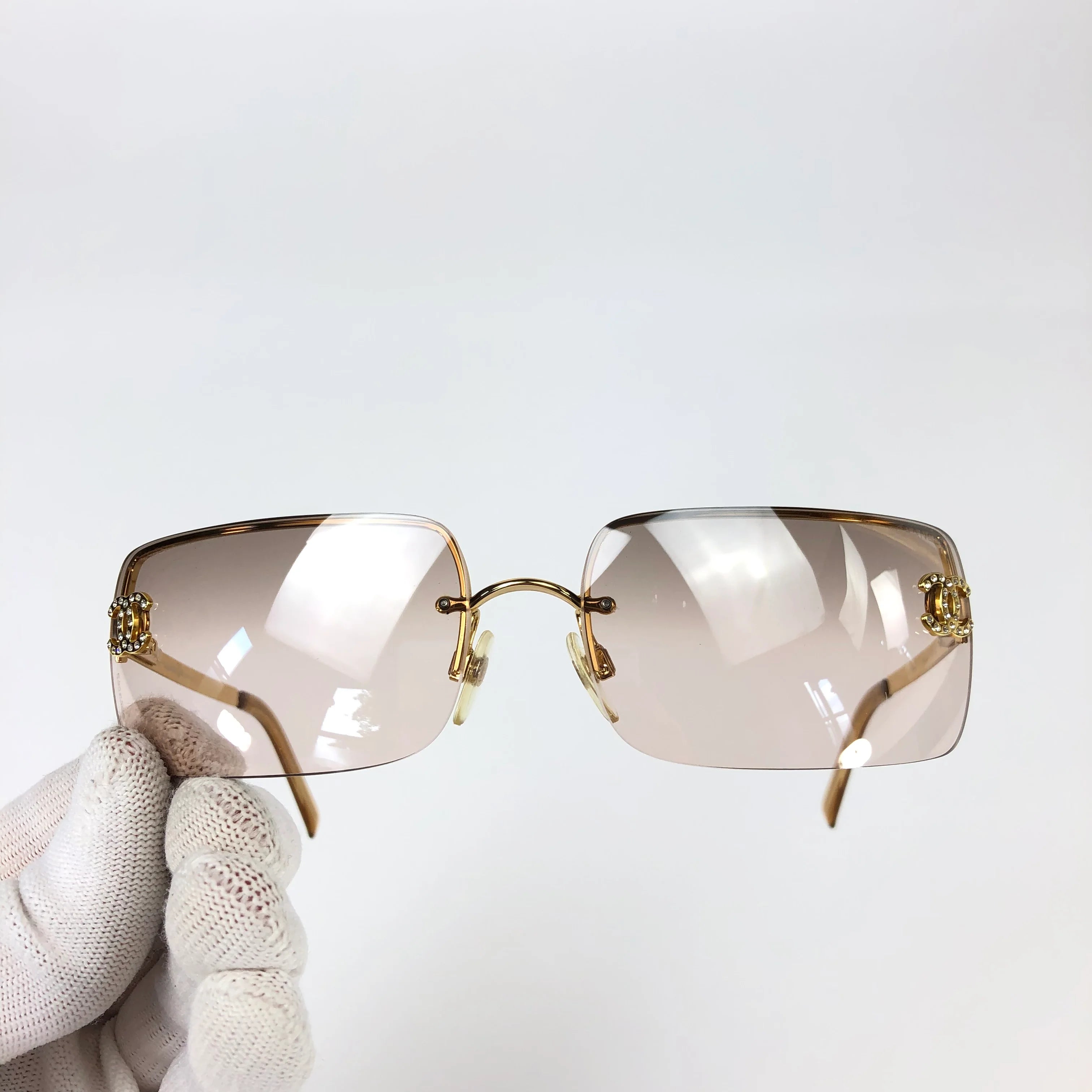 CHANEL RIMLESS SUNGLASSES